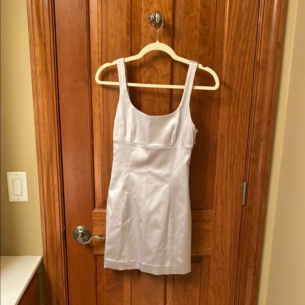 Elegant Light Icy Purple Sleeveless Dress- From Aritzia